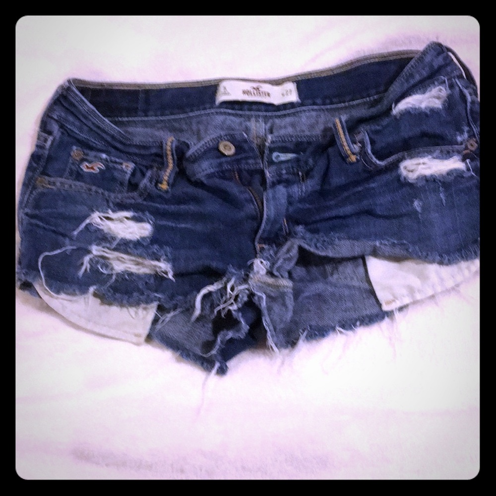 Hollister jean shorts